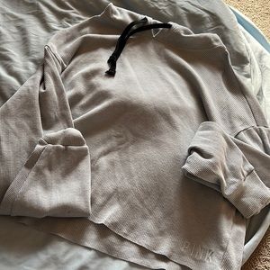 PINK crop hoodie